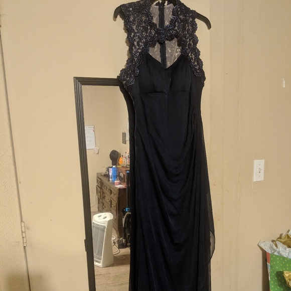 Navy Blue Prom Dress - Picture 2 of 6